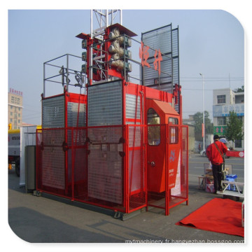 Cage de capacité du fournisseur 2t de Chine de grue de bâtiment